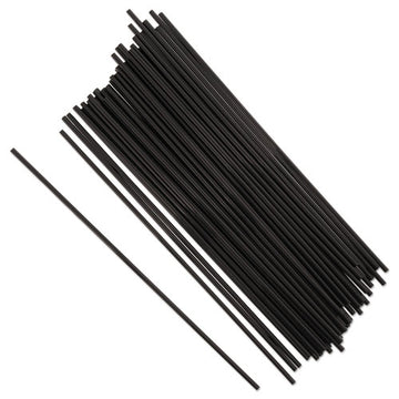 AmerCareRoyal® Sip Straws, 7.5", Plastic, Black, 10,000-carton freeshipping - TVN Wholesale